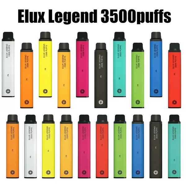 Elux Legend 3500 puffs Disposable Pod Device Kit E cigarettes 1500mAh Battery Prefilled 10ml Cartridge 2% N