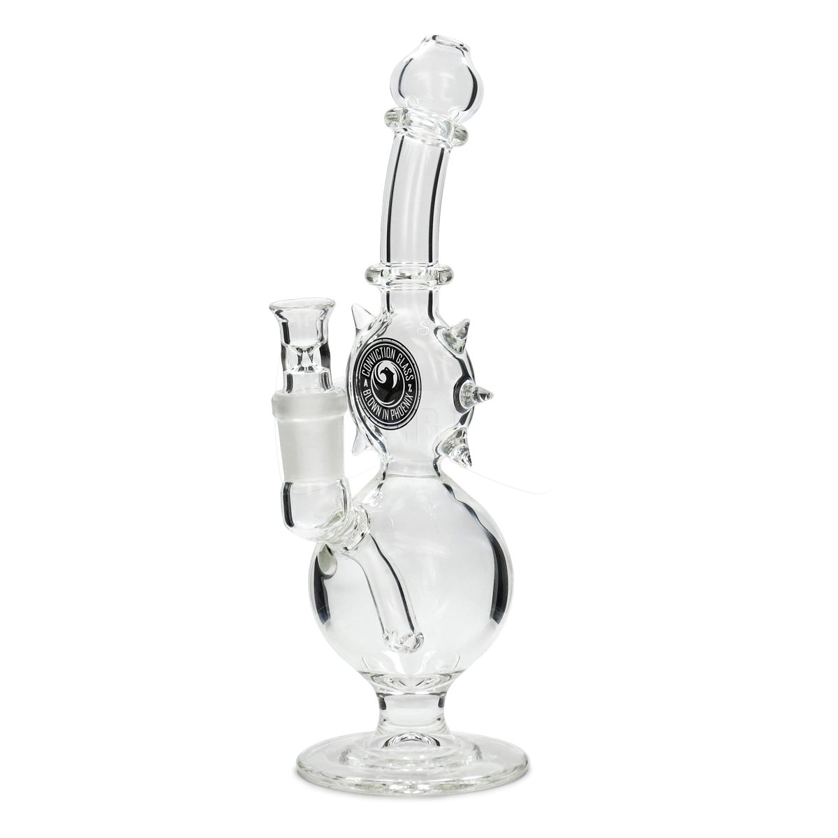 Conviction Glass Small Spiked Bubbler