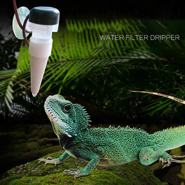 Reptile Drinking Water Dripper Chameleon Lizard Dispenser