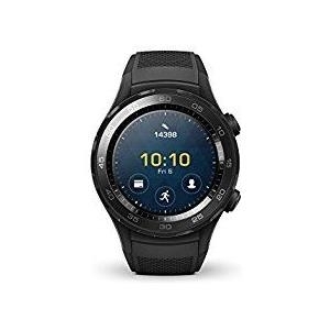 Huawei Watch 2 Sports - 45 mm - schwarz Kohlefaser - intelligente Uhr mit Sportband - 140 - 210 mm - 3cm (1.2