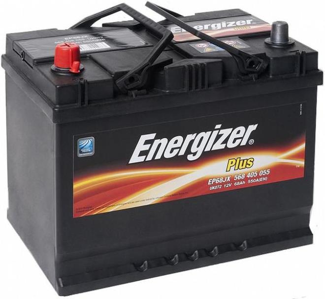 Energizer 68 Ah Jap (+ -) Plus-Batterie