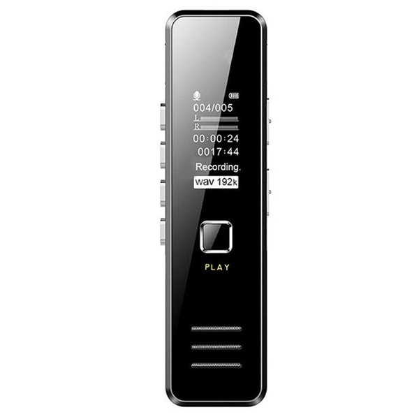 Digital Voice Recorder MP3 Music Player Timing With Dual Microphones 32GB Mini Noise Reduction Recording Stereo