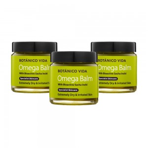 Omega Balm - Plant-Based Care For Dry & Irritated Skin - Rich in Omega 3, 6 & 9 - 50ml Balm - 3 Pack