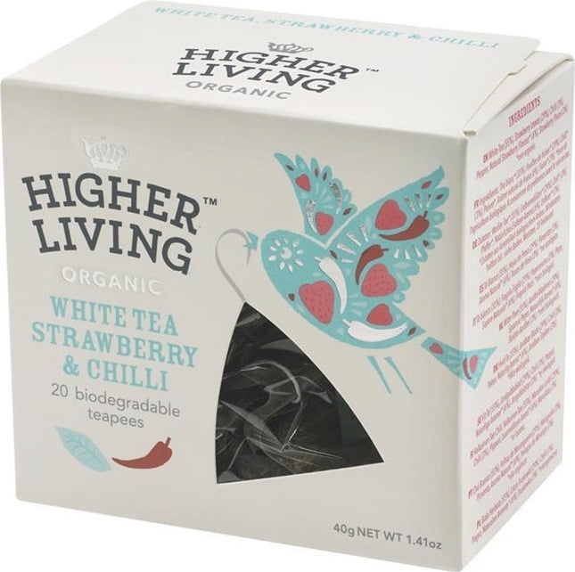 Higher Living White Tea Strawberry Chilli