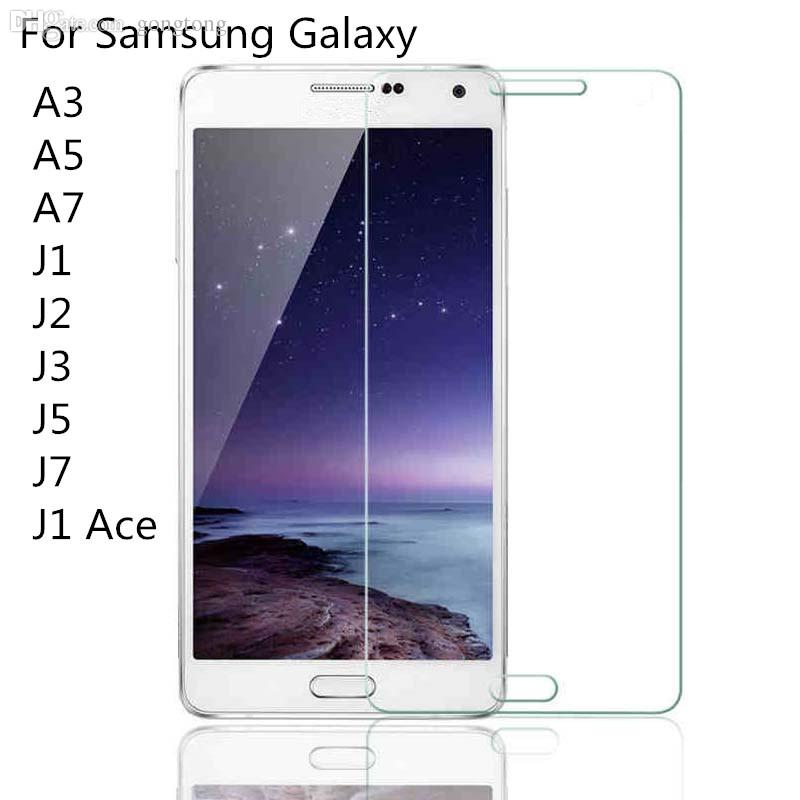 Wholesale-for samsung Tempered Glass for Samsung Galaxy J1 J2 J3 J5 J7 A3 A5 A7 A8 A9 Alpha Grand Prime  Screen Protector Film