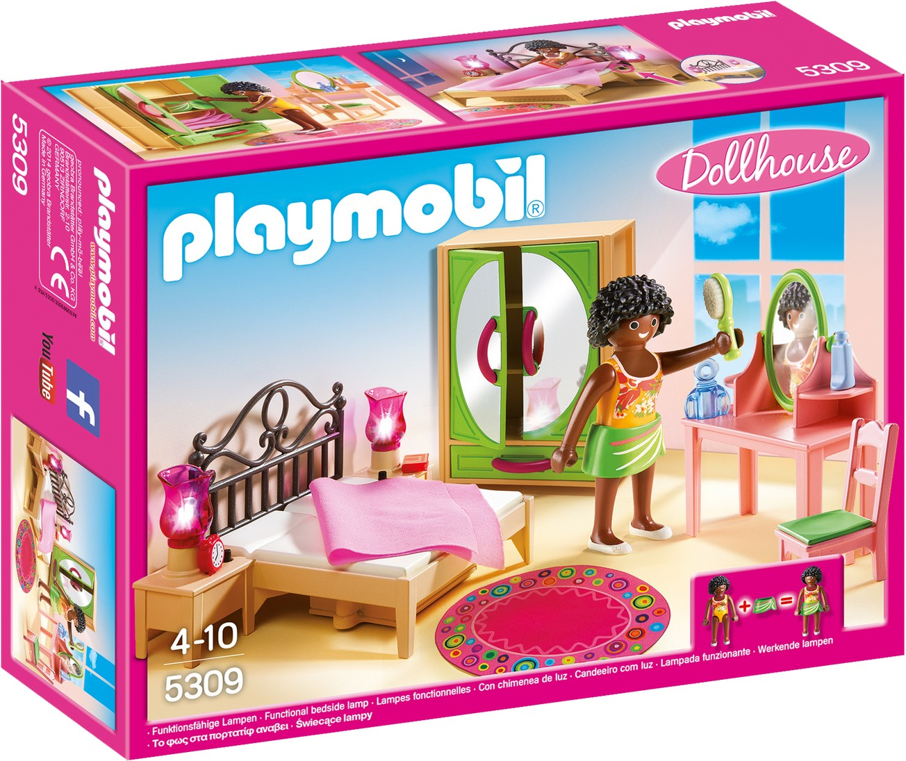 Playmobil Dollhouse Master Bedroom - Playmobil - Mehrfarben - Mädchen - AAA (5309)
