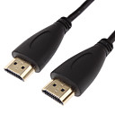 Câble HDMI 1.4V, Support 3D pour Smart LED HDTV, Apple TV, Blu-Ray, DVD (1m)