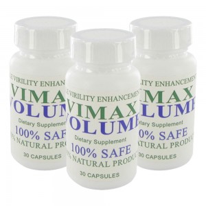 Vimax Volume - Natural Male Virility Enhancement Supplement - 30 Capsules - 3 Packs