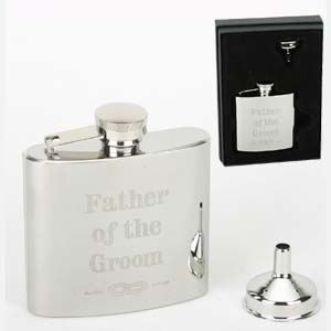 Father Of The Groom Hip Flask