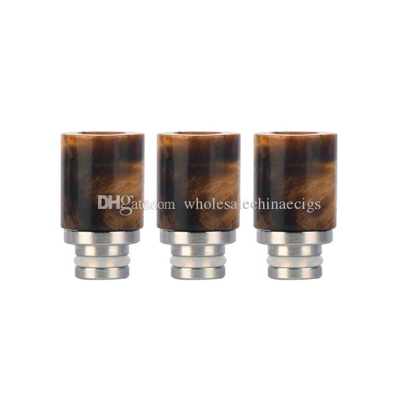 Wide Bore Drip Tips 510 Turquoise mouthpiece with Stainless Steel Base Fit RBA RDA Portank Electronic Cigarette Atomizer