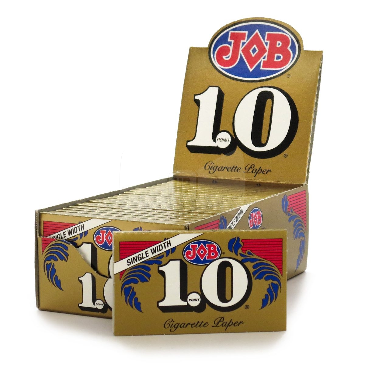JOB 1.0 Gold Rolling Papers Box