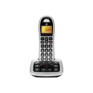 Motorola CD311 - Schnurlostelefon - Anrufbeantworter mit Rufnummernanzeige - DECT\GAP - Silver/Black (CD311)