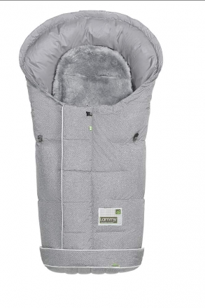 Odenwälder Fußsack Lammy Fashion New Woven Koll. 18/19  soft grey