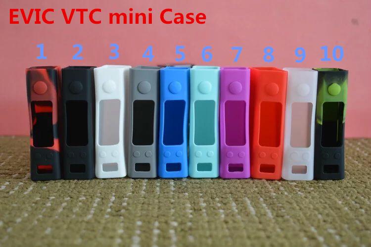 Authentic EVIC VTC mini Case Colorful Silicone Case Bag Rubber Sleeve Protective Cover Silica Gel Skin DHL Free ship