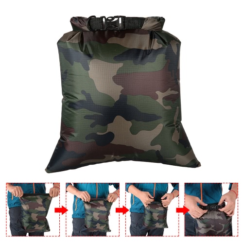 Docooler Pack of 3 Waterproof Bag 3L+5L+8L Outdoor Ultralight Dry Sacks for Camping Hiking Traveling