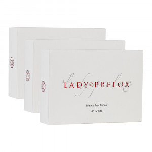 Lady Prelox - Formula Natural Patentada Para El Deseo Sexual Femenino - 60 Tabletas 3 Packs