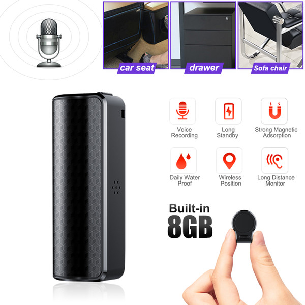 Q70 Mini Portable Digital Voice Recorder 8GB USB Professional HD noise reduction Recording Dictaphone Long-distance Audio voice Recorder