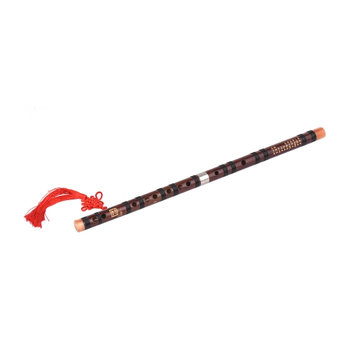 Instrumento tradicional chino de la clave G Dizi Flauta de bambú amarga con nudo chino para principiantes
