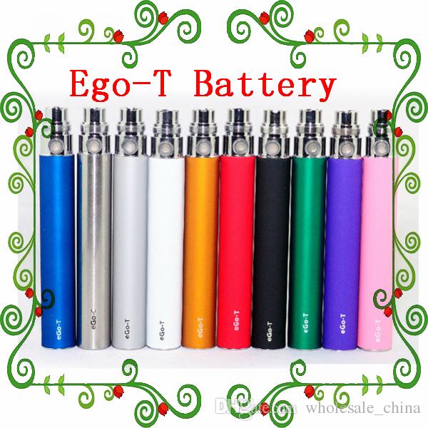 In Stock !! Ego t Battery E Cigs Ego Batteries E Cigarette 510 battery Atomizer Clearomizer Vaporizer mt3 CE4 CE5 CE6 650/900/1100mAh