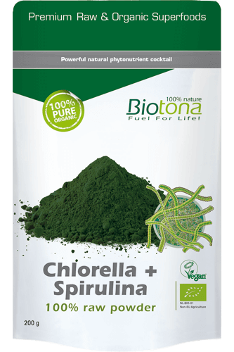 Chlorella + Spirulina Raw Powder