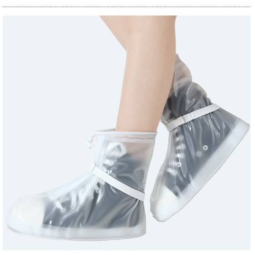 Waterproof Shoes Cover Anti-slip Elastic Strap Shoes Rain Covers Rain Boots for Men Women Boys Girls