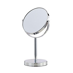 6 Inch Two-Sided Makeup Mirror with 5X Magnification Vanity Mirror Tabletop Mirror