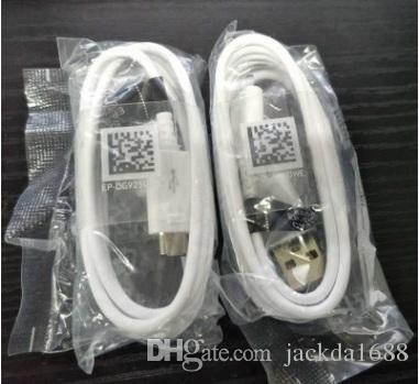DHL shipping For Samsung OEM Original Micro USB Cable 1.2 m Data With Braided Fast Charger Cable White For Samsung S6 S7 edge plus Note