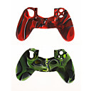 2pcs Protective Silicone Skin Camouflage Case for PS4 Controller