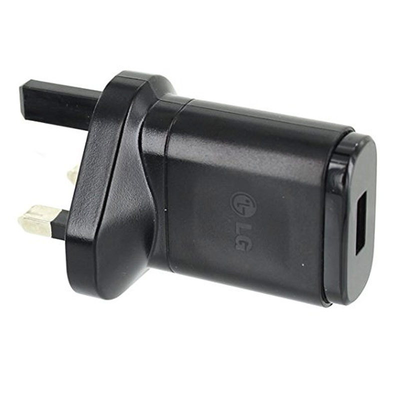 LG 850mA USB Mains Charger + 1M Micro USB Cable - Black