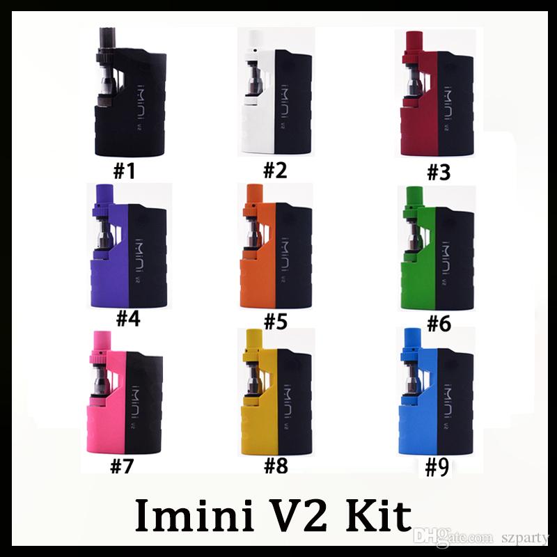 Original Imini V2 Starter Kits Vape Mods 650mAh Battery For 0.5ML 1.0ML Thick Oil Cartridges Vaporizer E Cigarette Vape Pen 0268100
