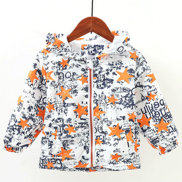 Print Boys Coat Spring Autumn