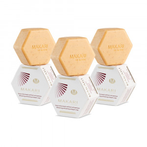 Makari Clarifying Exfoliating Soap - Skin Lightening Soap - 3 Bars