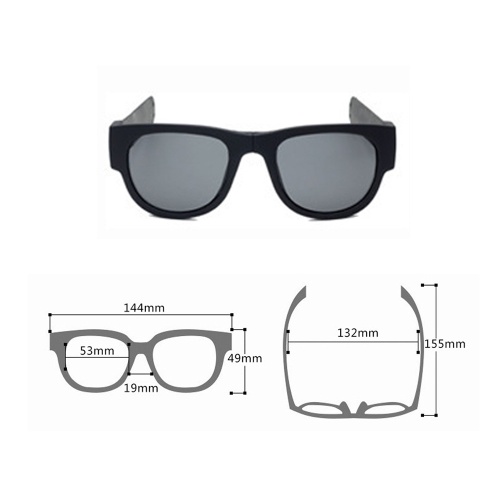 Unisex Fashion UV400 Polarized Folding Bracelet Sunglasses