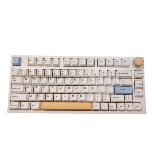Keyboards Keydous NJ80 Mechanical keyboard AP Model swap RGB Bluetooth gaming keyboards 24g wireless Mac Programmable 221026
