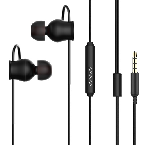 dodocool In-ear Virtual 5.1 Surround Sound Stereo Earphone with Remote Control & Mic Gaming Headphone for Xbox One PC Tablet Laptop Smartphone and More Black