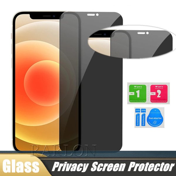 Case Friendly Anti-Spy Tempered Glass Privacy Screen Protector 9H Hardness For iPhone 13 13PRO 12 Mini 12Pro 11 Pro Max XS X XR 8 7 6 Plus Without Package Factory Price