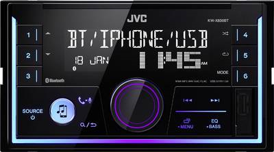 JVC KW-X830BT - Auto - Digital Receiver - im Armaturenbrett - Doppel-DIN - 50 Watt x 4 (KWX830BT)