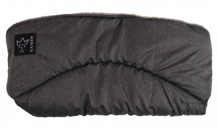 Kaiser Alaska Melange Fleece Handwärmer schwarz-melange
