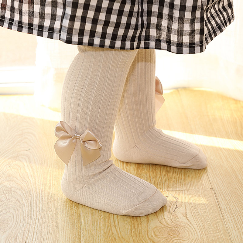 2019 Baby / Toddler Bowknot Solid Socks