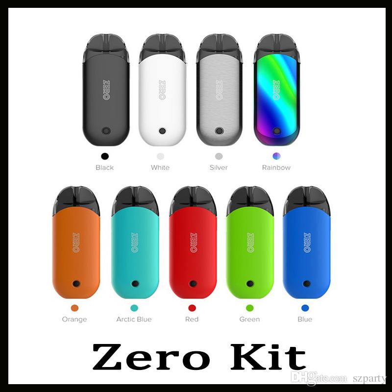 Vaporesso Zero Pod Kit 9 Colors For Option 650mAh Max 12.5W Output with Refillable 2ml Capacity MTL Vapor Vs Suorin Novo Kit