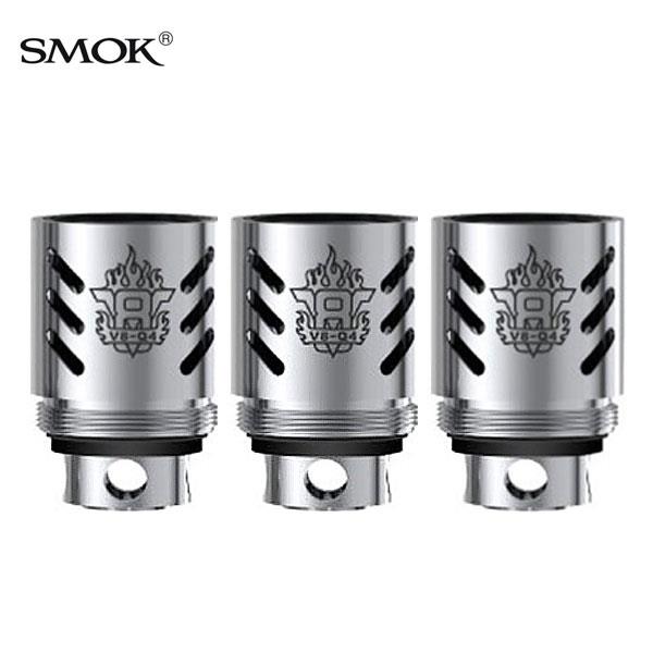 3 x Authentic Smoktech Smok V8-Q4 Coil Head Quadruple Coil Head 0.15Ohm for Smok TFV8 Tank Atomizer