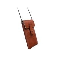 Krusell Tumba Mobile Case - Tasche für Mobiltelefon - Leder - Cognac Brown - für Apple iPhone 3G, 3GS, 4, 4S
