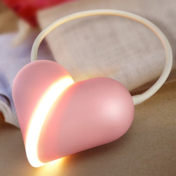 Portable Adjustable Eye Protection Heart Shape LED Night Light