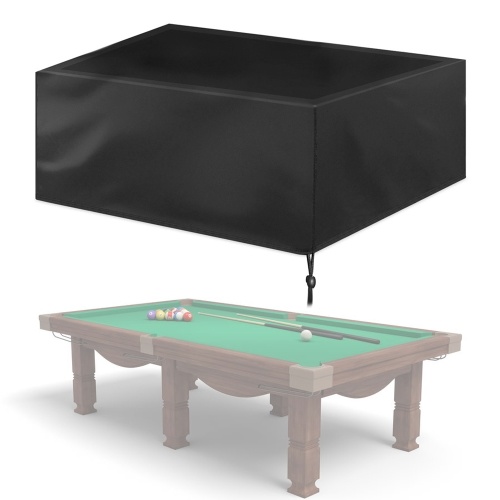 7ft Waterproof Billiard Table Cover Folding Pool Table Cover Dustproof Cover Moisture Resistant Durable Oxford Furniture Protection Case for Indoor Outdoor