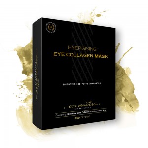 Gold Collagen Eye Mask - Fine Lines, Wrinkles & Dark Circles - 24k Nano-Active Gold - 8 Masks