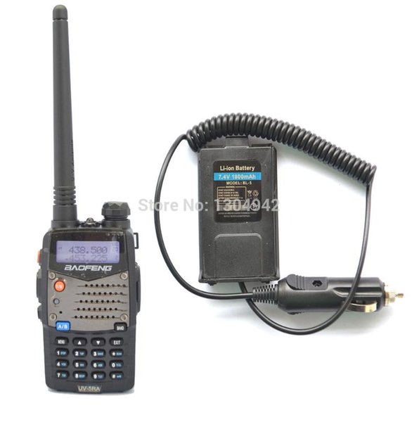 Walkie Talkie BAOFENG UV-5RA VHF/UHF Dual Band + Original Battery Eliminator Handy Hunting Radio Receiver With Headfone