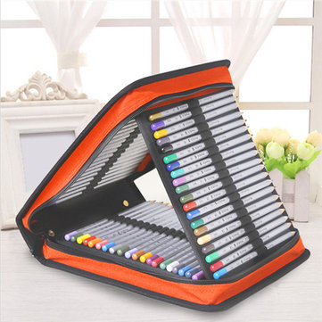 120 Holder Portable Large Capacity School Pencil Case Drawing Pen Bag