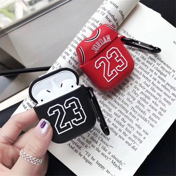 Earphone Case For AirPods Silicone Jordan 23 Wireless Bluetooth Earphone Headphones Cases For Airpods Protective Cover