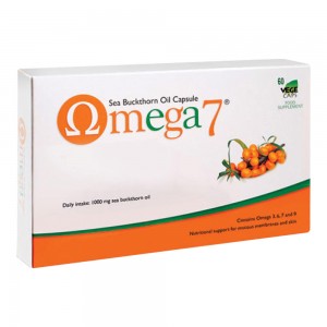 Omega 7 SBA 24 - 1000mg De Espino Amarillo Para Membranas Mucosas - 60 Capsulas