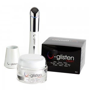 U-Glisten Cream & Device Combo - Augen Konturen Nachtcreme und Gerat - 2 teiliges Kit - 30ml